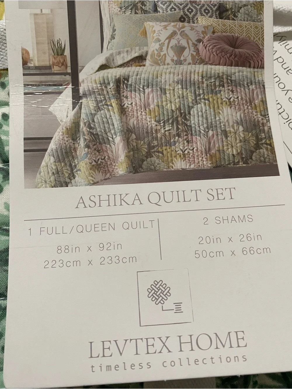 Ashika Quilt Set - Levtex Home 88x92 In